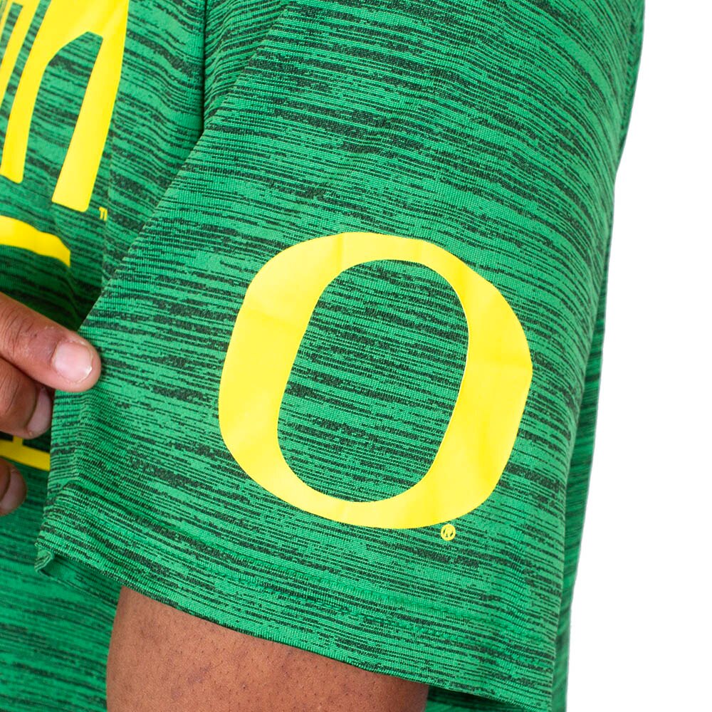 Classic Oregon O, Nike, Green, Crew Neck, Performance/Dri-FIT, Men, Baseball, Oregon baseball word-mark, Velocity, T-Shirt, 853983